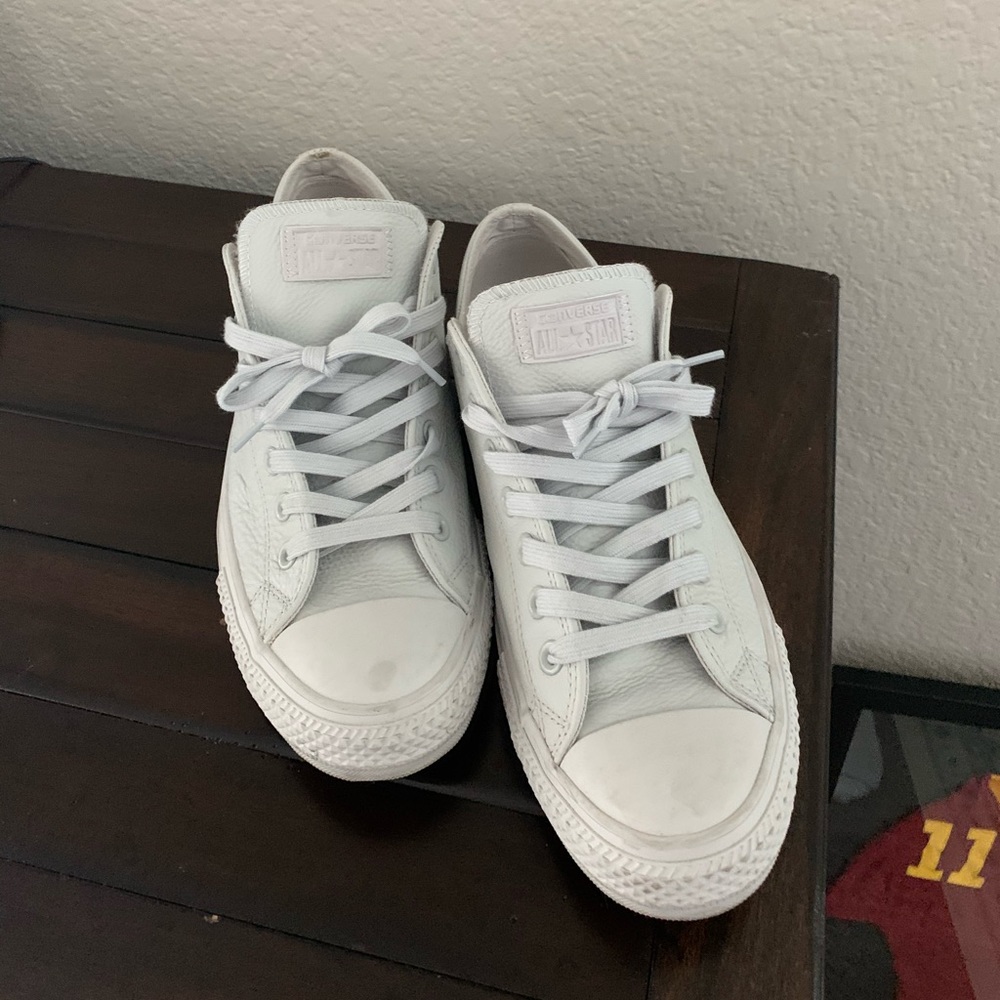 Leather converse